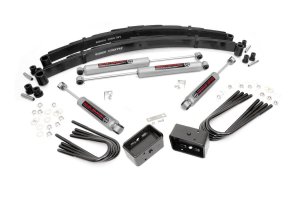 Chevrolet V10 Suburban Suspension Lift Kit - Rough Country - 2 Inch with Premium N3 shocks - 1988